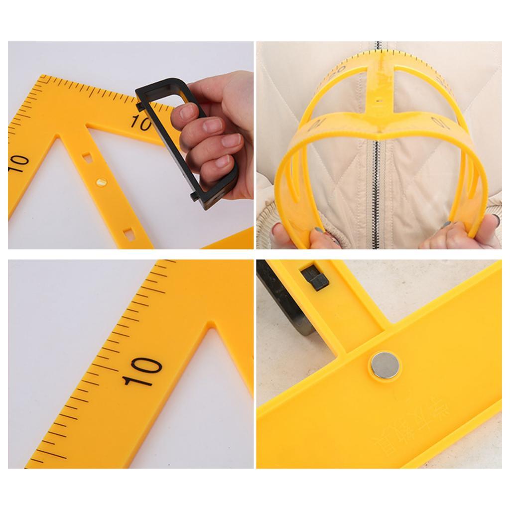 Math Geometry Set With Compass - Набор геометрических инструментов для чертежей: линейка,