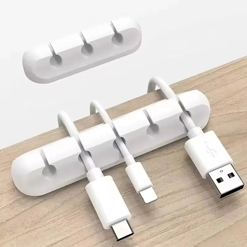 Desk Accessories - Силиконовый органайзер для USB-кабелей, устройство для