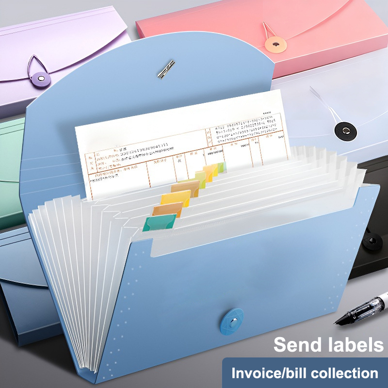 Папка-органайзер для документо – обзор и цена Expandable Accordion File Folder 13 Pockets